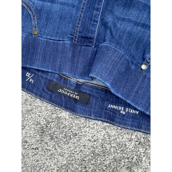 Liverpool Los Angeles Size 14/32 The Ankle Skinny - Picture 3 of 5